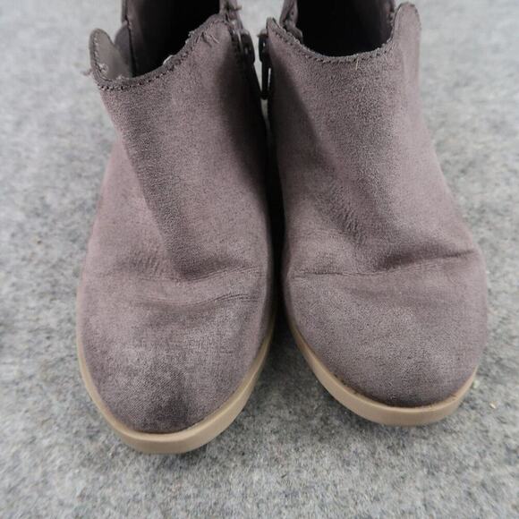 Old Navy Shoes Kids 11 Bootie Toddler Baby Casual Dark Grey Zip Fashion Classic - Picture 15 of 15